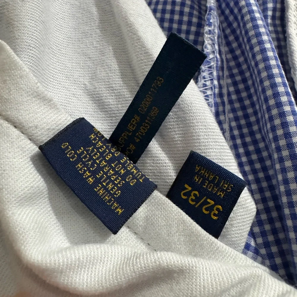 Polo Blue Gingham Pants